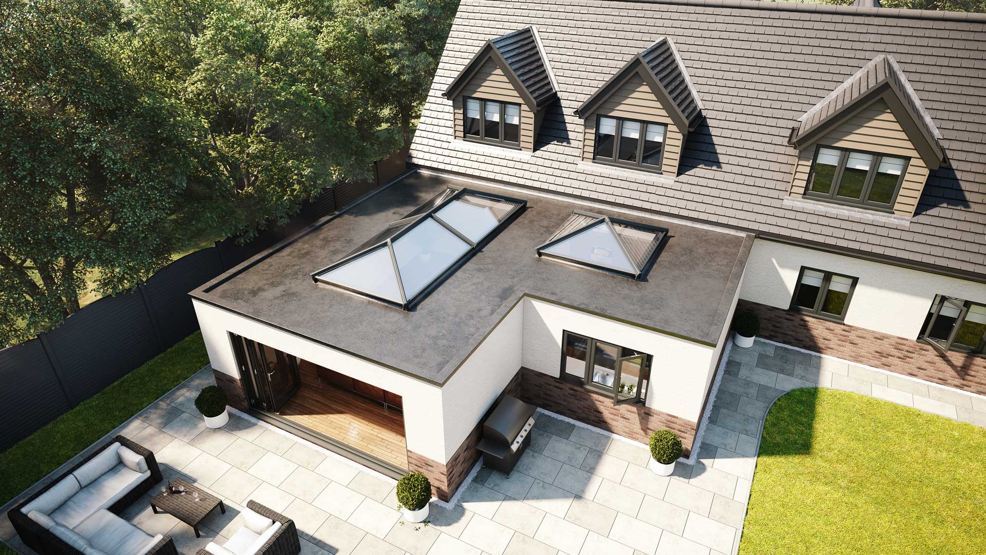aluminium roof lanterns wembley